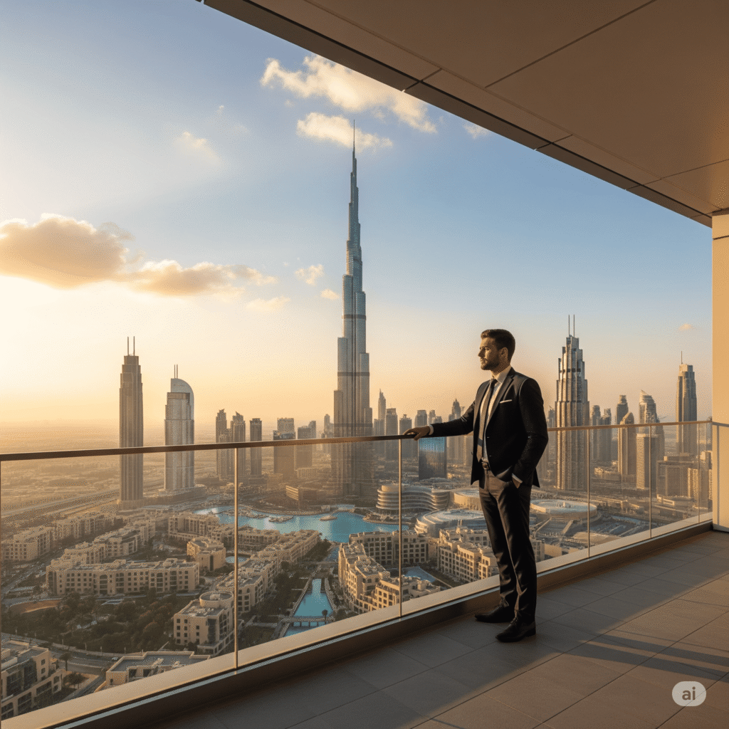 Dubai skyline at sunrise, symbolizing business opportunities and company formation in Dubai