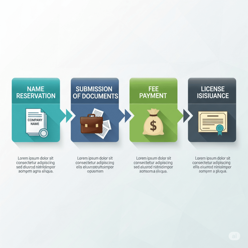 Step-by-step process for business setup in Dubai