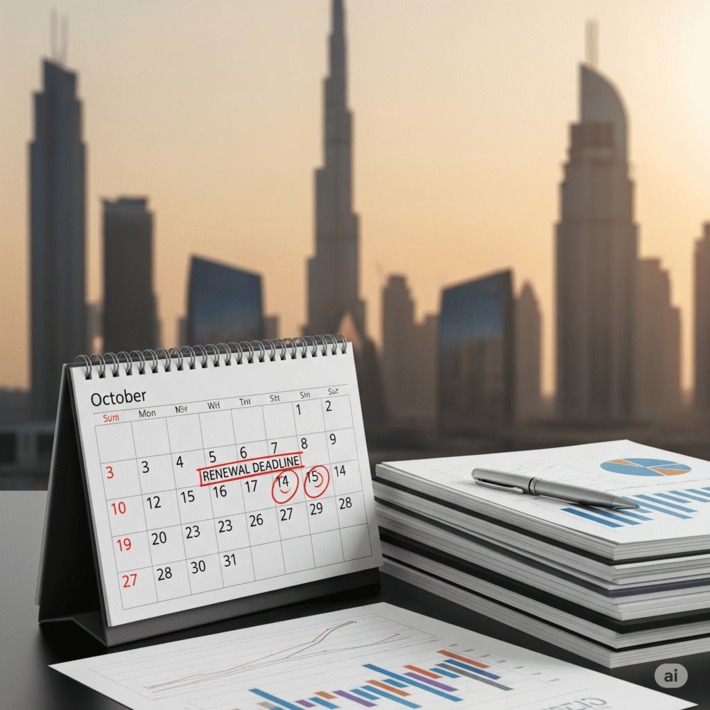 Business license renewal and compliance services in Dubai