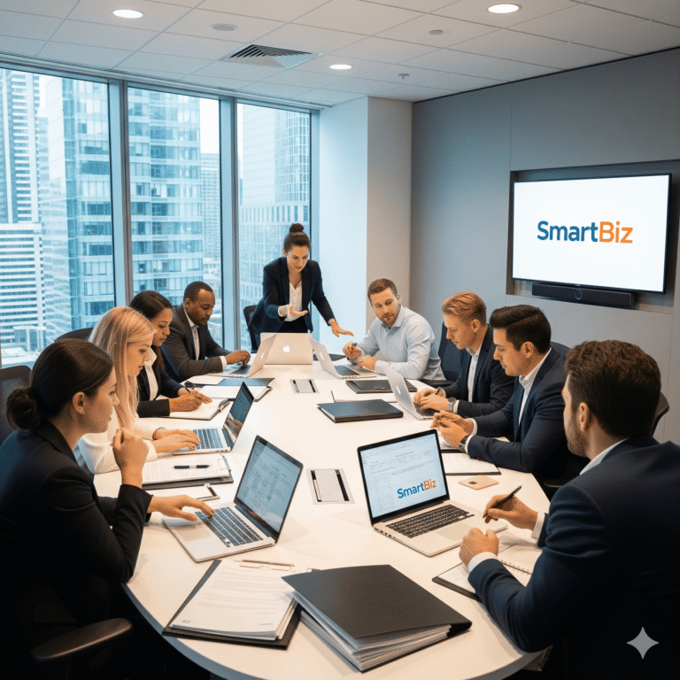 SmartBiz UAE team providing expert company formation and VAT compliance services.