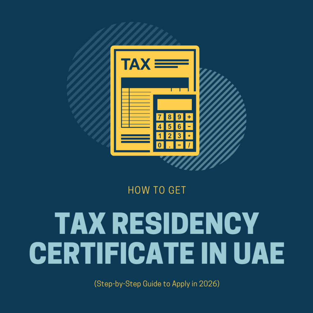 how to get tax residency certificate in uae