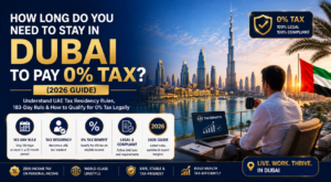 How Long Do You Need to Stay in Dubai to Pay 0% Tax (2026 Guide)