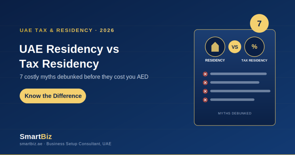 UAE Residency vs Tax Residency 7 Costly Myths Debunked