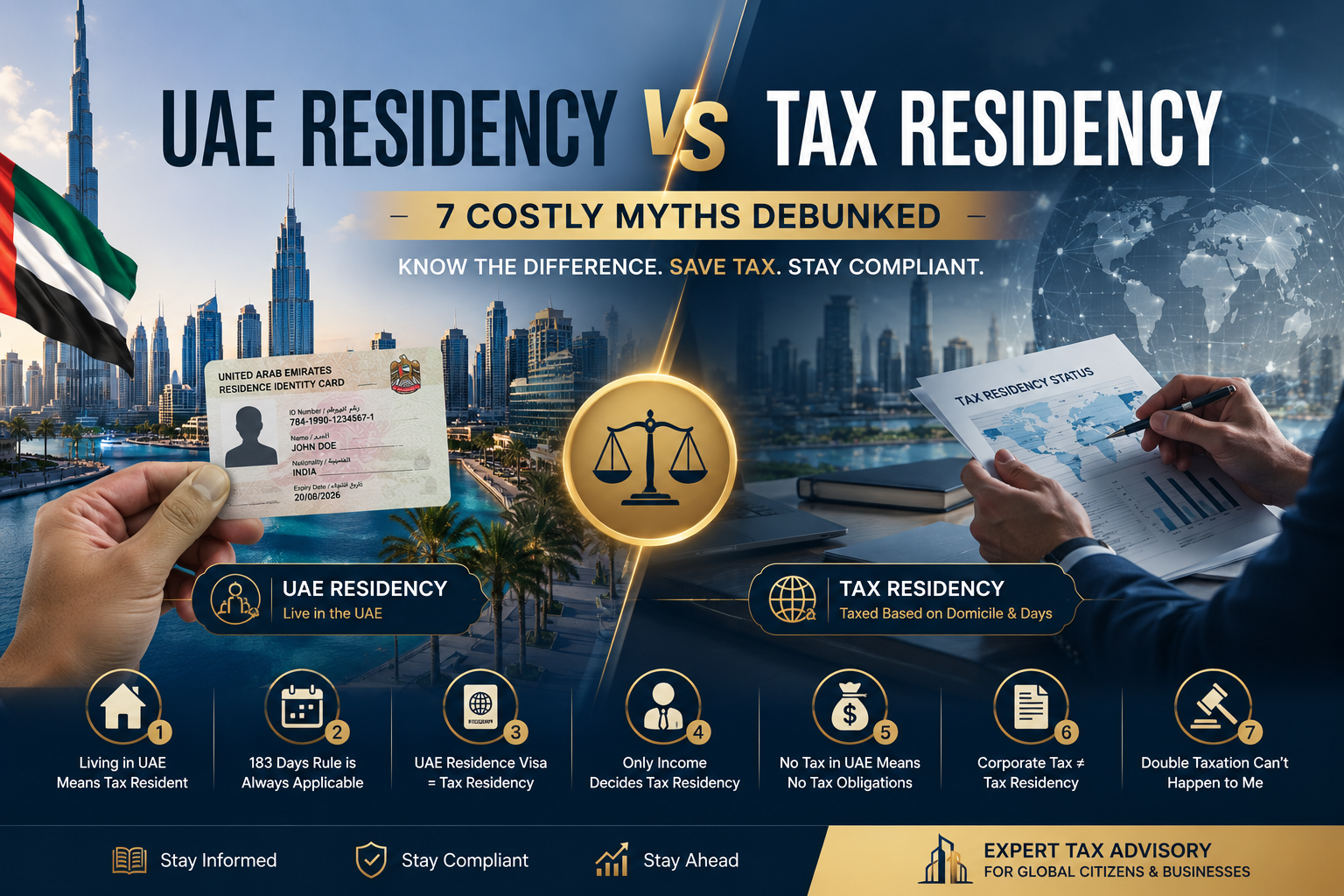 UAE Residency vs Tax Residency 7 Costly Myths Debunked
