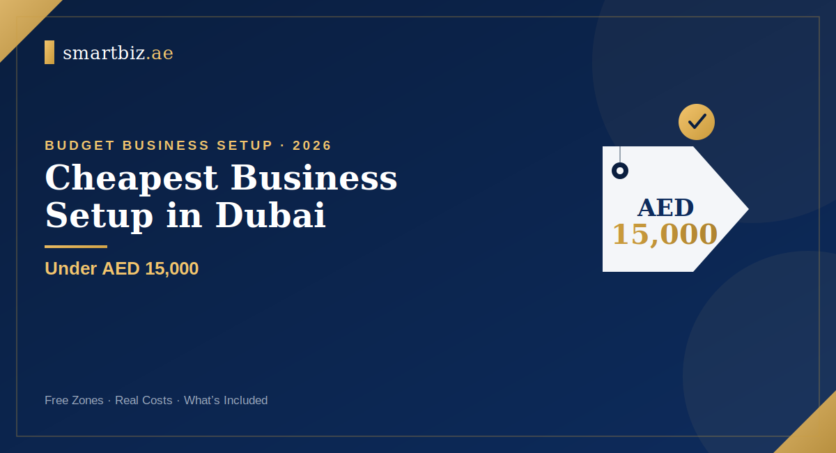 Cheapest Business Setup in Dubai Under AED 15,000