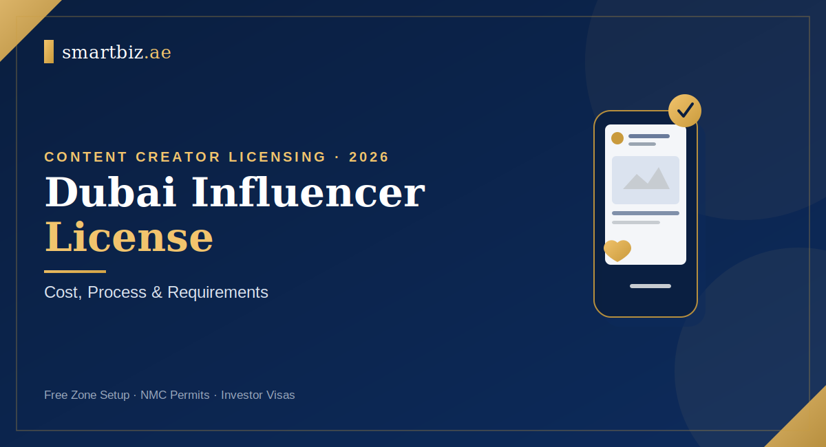Dubai Influencer License Cost, Process & Requirements