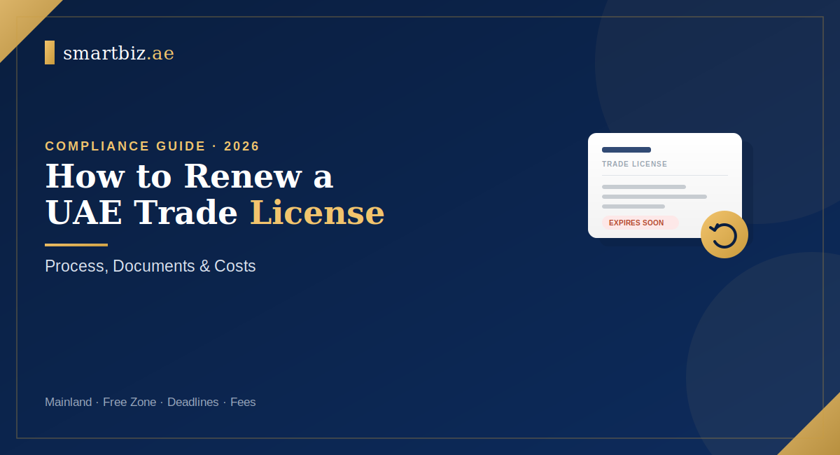 How to Renew a UAE Trade License Process, Documents & Costs