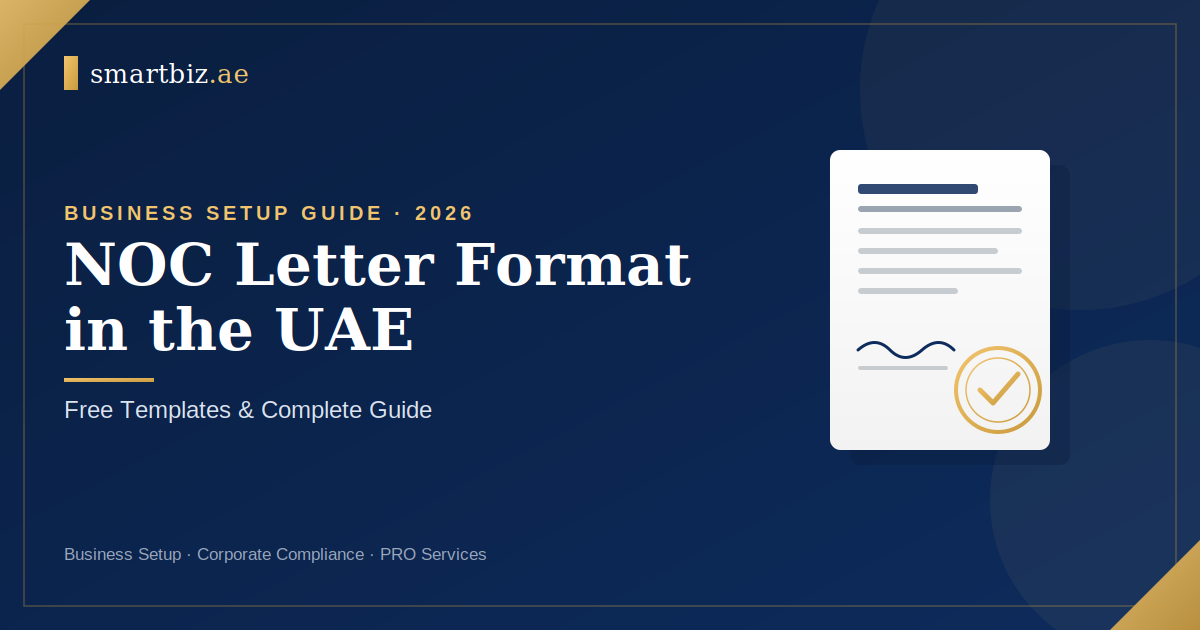 NOC Letter Format in the UAE Free Templates & Guide