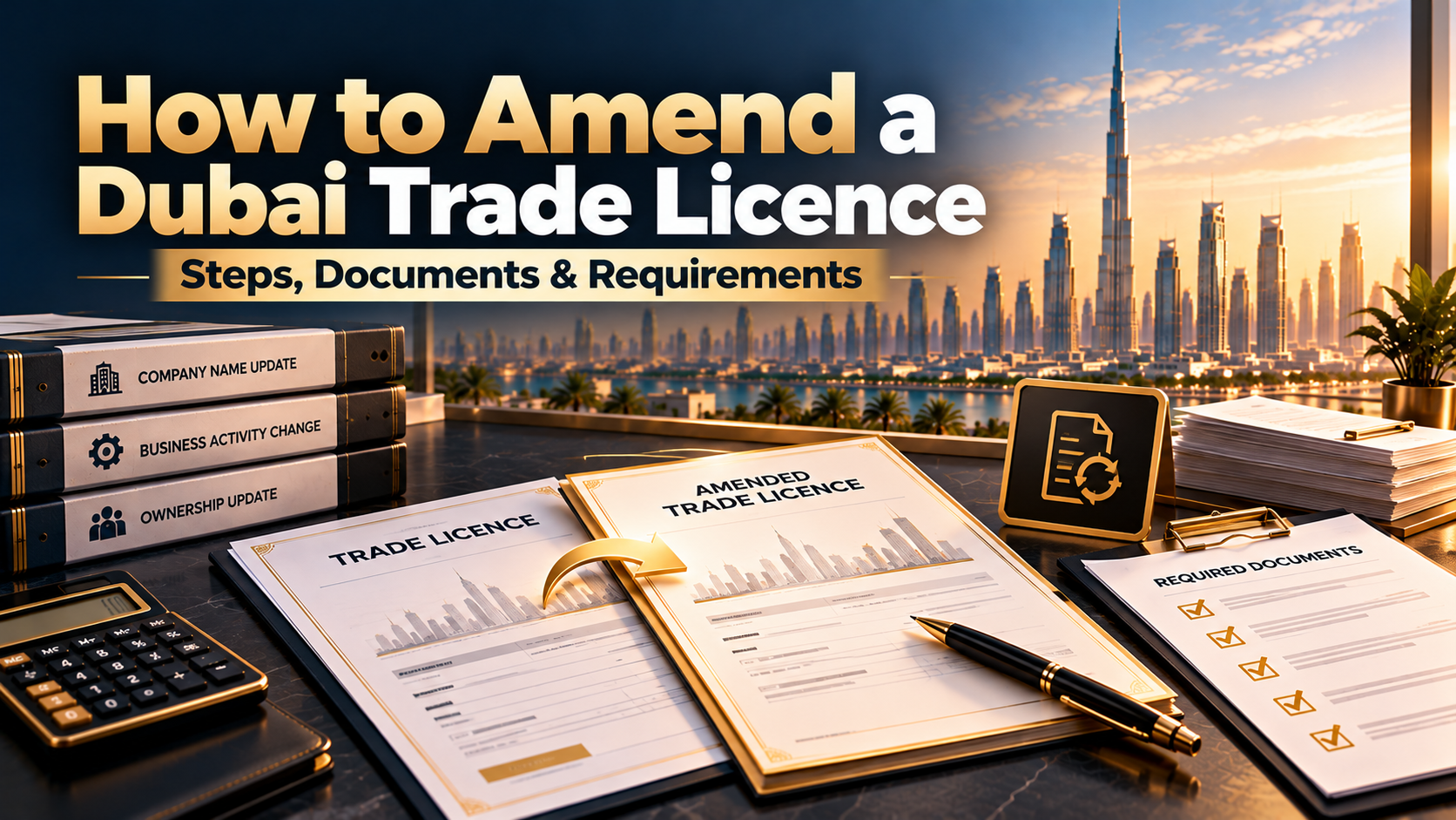 How to Amend a Dubai Trade Licence Steps & Documents